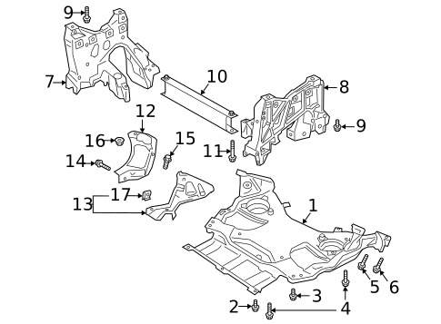 Suspension Mounting for 2024 Audi A8 Quattro #1