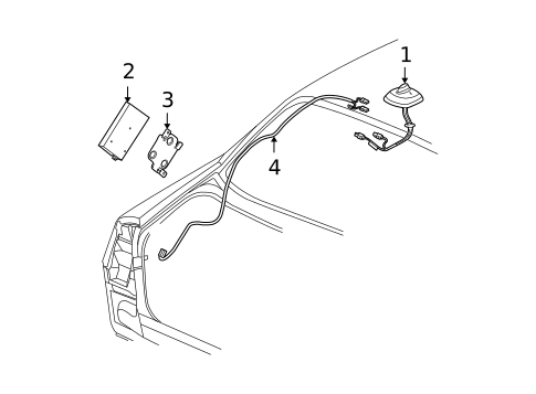 Antenna & Radio for 2005 Buick LeSabre #0