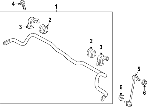 Stabilizer Bar & Components for 2023 Hyundai Ioniq 6 #1