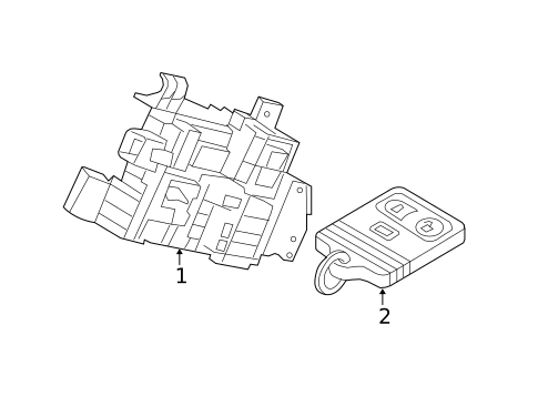 Keyless Entry Components for 2010 Ford F-250 Super Duty #0