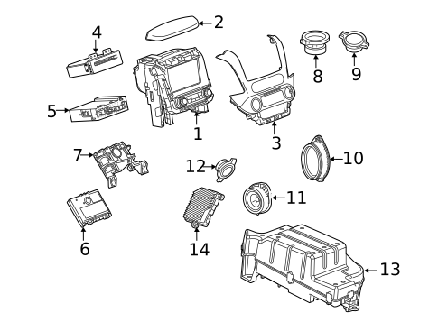 Sound System for 2018 GMC Yukon XL #1