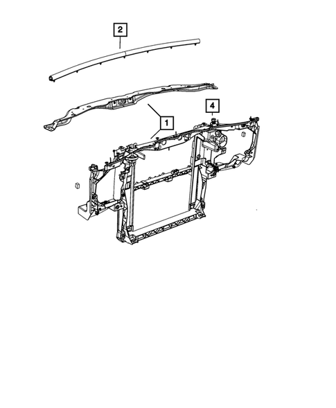 Radiator and Related Parts; Charge Air Cooler for 2012 Jeep Liberty #1