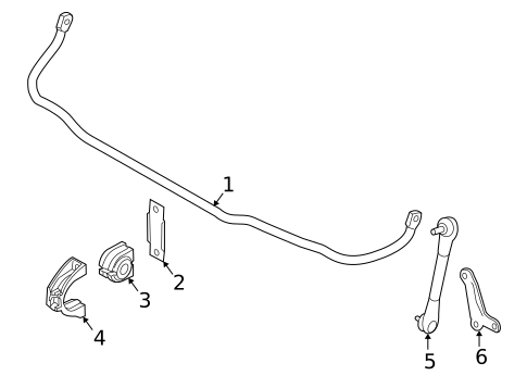 Stabilizer Bar & Components for 2008 BMW M6 #3