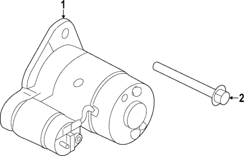 Starter for 2024 Nissan Pathfinder #1