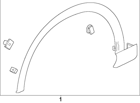 Exterior Trim - Fender for 2024 Honda Prologue #0