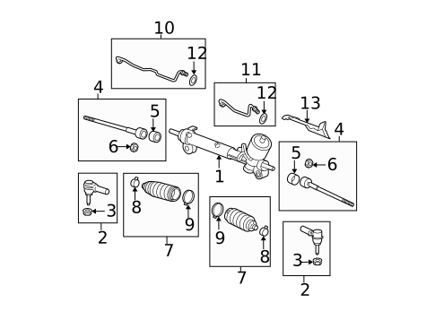 Steering Gear & Linkage for 2006 Buick Lucerne #0