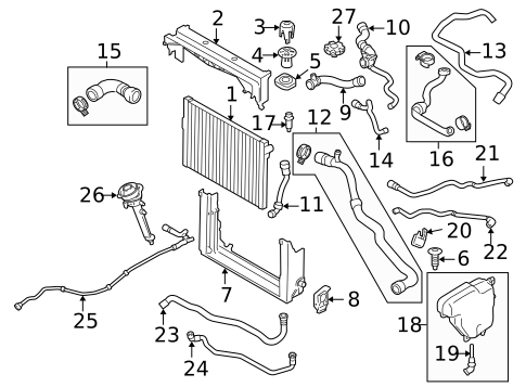Hoses & Pipes for 2015 BMW 760Li #0