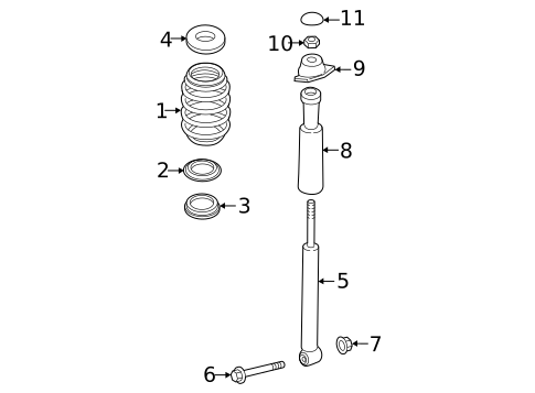 Suspension, Springs & Related Components for 2023 Audi S3 #0