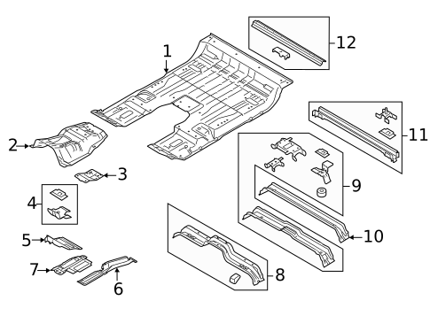 Floor - Cab for 2022 Ford F-150 #0