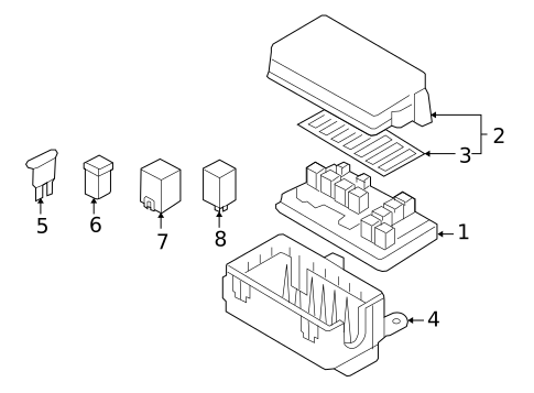 Fuse & Relay for 2009 Pontiac G3 #0