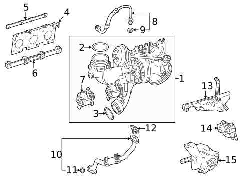 Turbocharger & Components for 2018 Mercedes-Benz E43 AMG #0