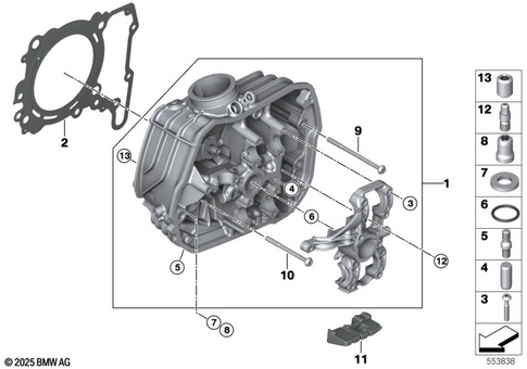 Cylinder Head with Cover for 2025 BMW-Motorrad R 1300 R #1