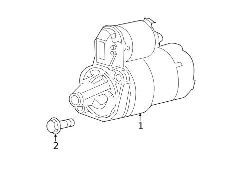 Starter for 2009 Kia Spectra5 #1