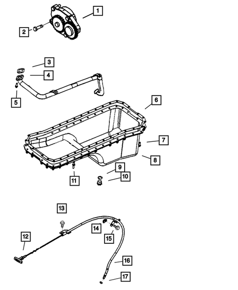 Engine Oiling for 2001 Dodge Ram 2500 #0