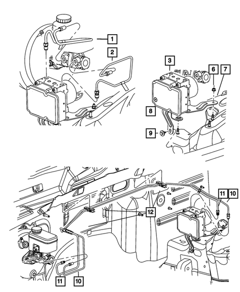 Brake Lines and Hoses for 2007 Dodge Nitro #0