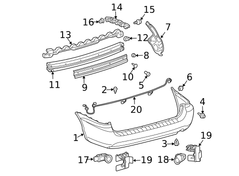 Parking Aid for 2005 Toyota Sienna #2