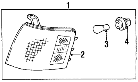 Signal Lamps for 1998 Toyota Tercel #0