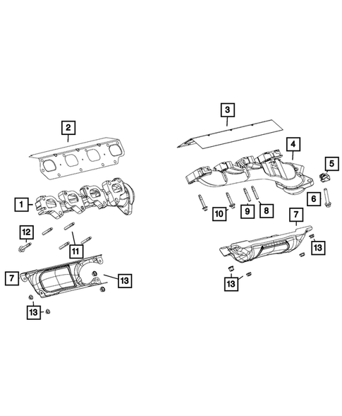 Manifolds and Vacuum Fittings for 2014 Ram 2500 #1