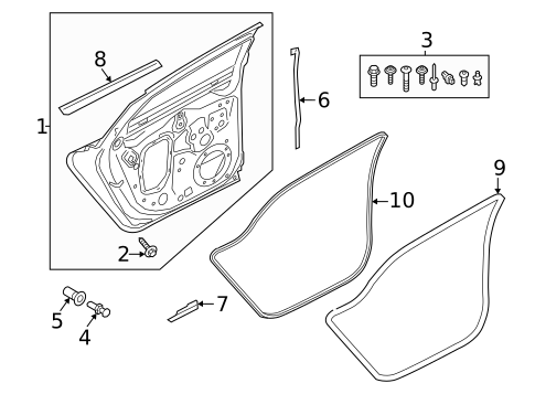 Door & Components for 2025 Audi A6 allroad #1