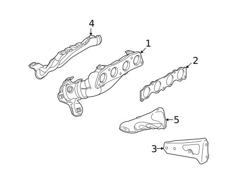 Exhaust Manifold for 2013 Toyota Matrix #0