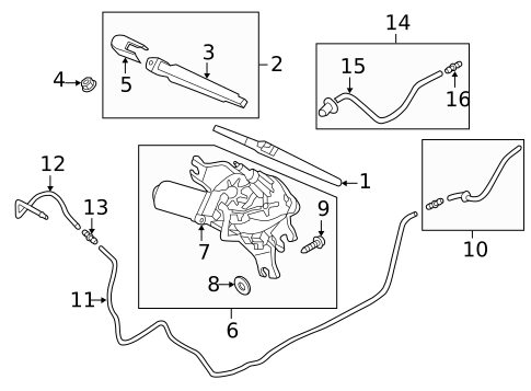 Wipers for 2014 Hyundai Accent #1