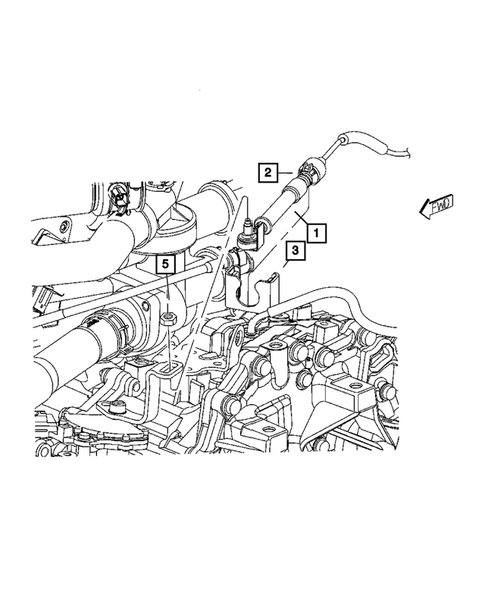 Gearshift Controls for 2007 Dodge Caliber #2