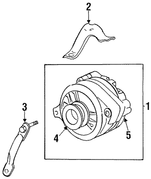 Alternator for 1996 Mercury Sable #0