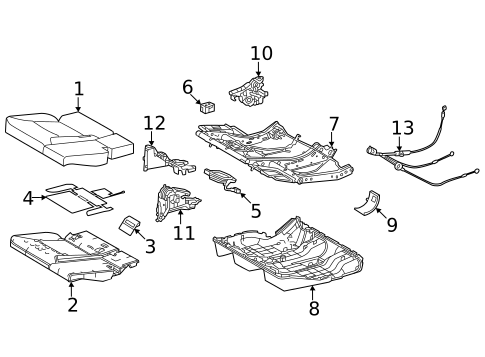 Second Row Seats for 2023 Lexus LX600 #2
