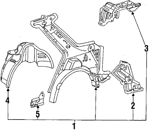 Inner Components for 1987 Honda Accord #0