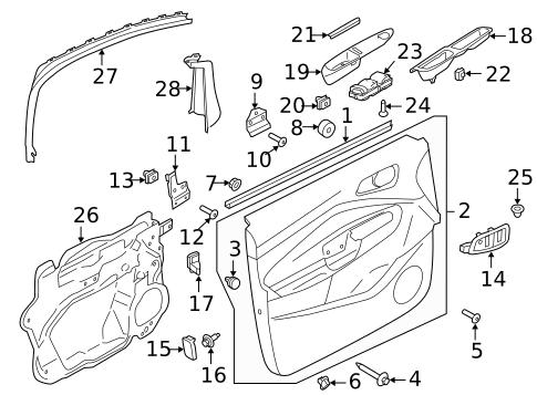 Switches, Solenoids & Actuators for 2014 Ford C-Max #1