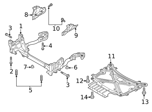 Suspension Mounting for 2017 Audi Q7 #0