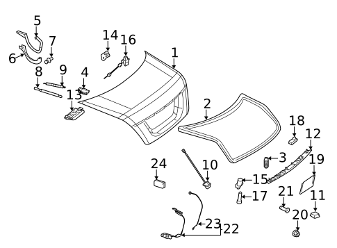 Lid & Components for 2021 Mercedes-Benz C 63 AMG® #7