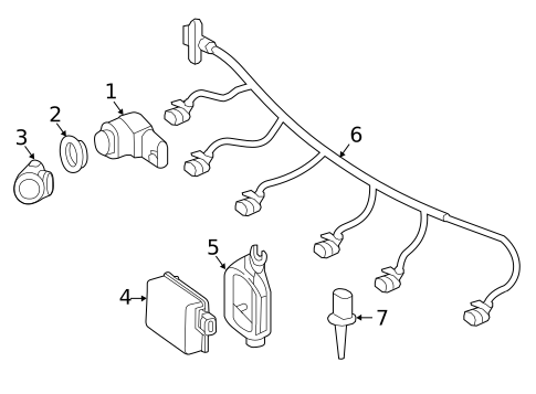 Parking Aid for 2016 Mercedes-Benz GLA250 #2