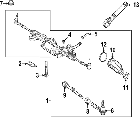 Steering Gear & Linkage for 2024 Mercedes-Benz C 43 AMG® #0