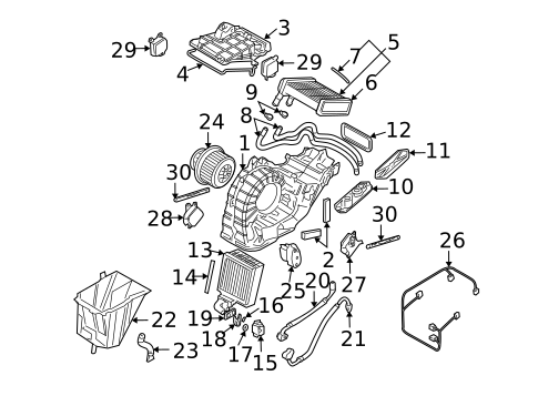Auxiliary Heater & AC for 2010 Volkswagen Touareg #0