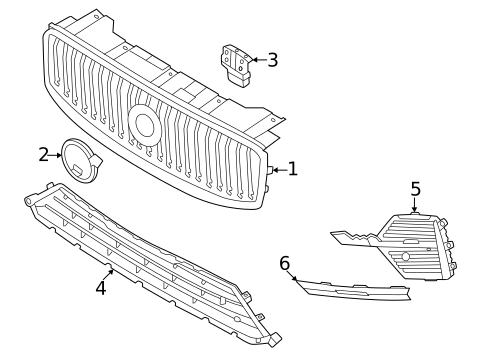 Grille for 2022 Volvo XC60 #0
