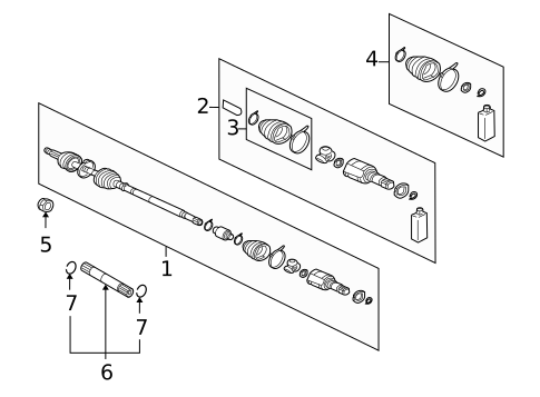 Drive Axles for 2017 Mitsubishi Lancer #2