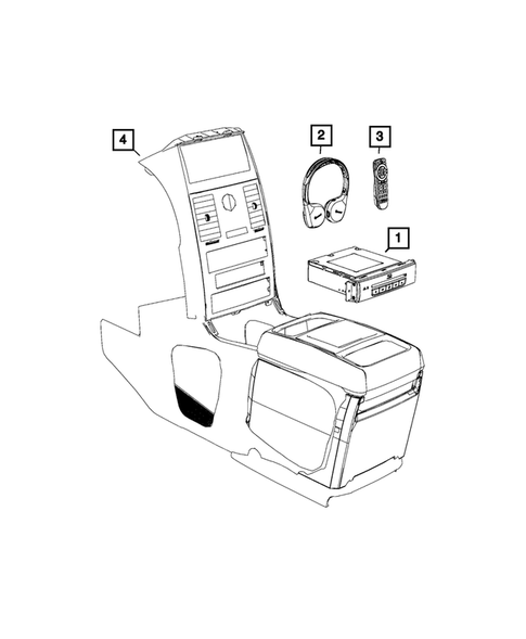Radio, Antenna, Speakers, DVD and Video systems for 2016 Dodge Grand Caravan #6