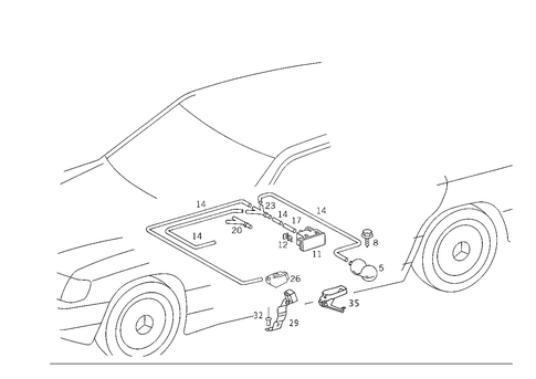 Orthopaedic Front Backrest for 1989 Mercedes-Benz 300TE #1