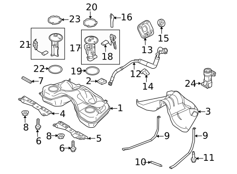 Fuel Pumps & Related Components for 2010 Ford Mustang #0