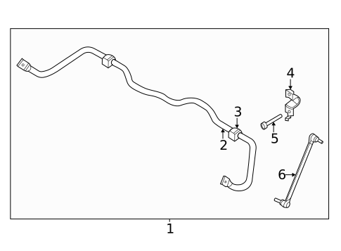 Stabilizer Bar & Components for 2020 Nissan Sentra #1