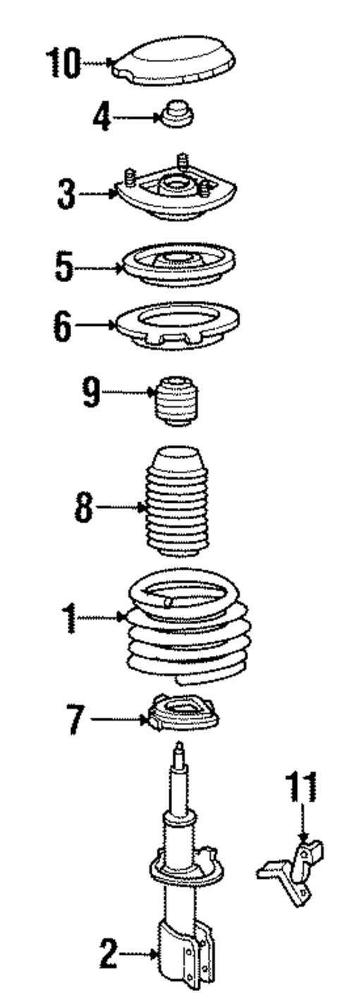 Struts & Suspension Components for 1996 Oldsmobile 98 #0