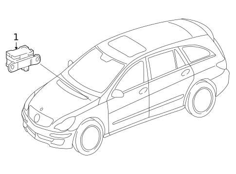 Electrical Components for 2007 Mercedes-Benz R 63 AMG® #9