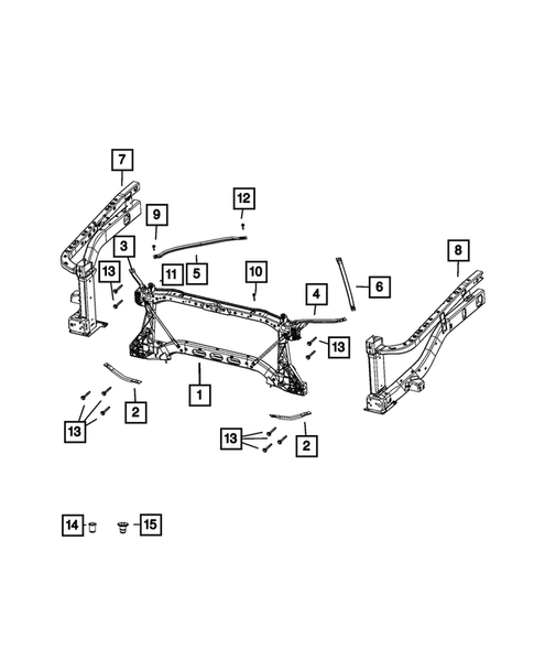 Radiator and Related Parts; Charge Air Cooler for 2024 Ram 3500 #2