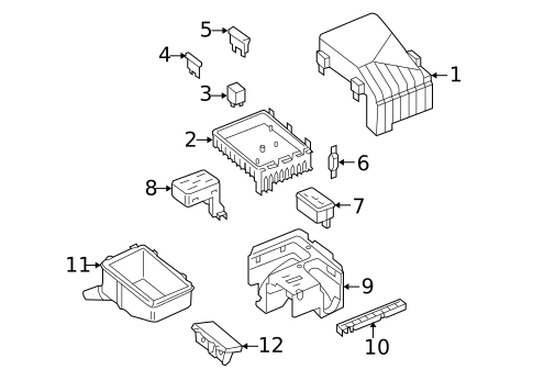 Fuse & Relay for 2006 Volkswagen Rabbit #0