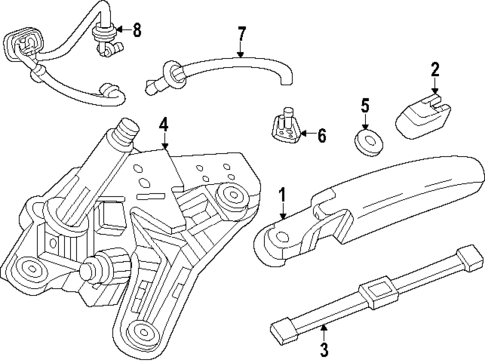 Wiper & Washer Components for 2024 Honda Prologue #1