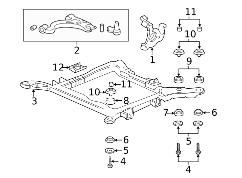 Suspension Components for 2002 Pontiac Bonneville #0