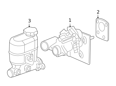 Brake Hydraulics for 2003 Hummer H2 #2