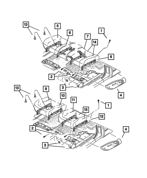 Adjusters, Covers, Shields, and Risers for 2003 Dodge Dakota #0