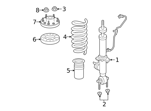 Shocks & Struts for 2017 Lincoln Navigator #4